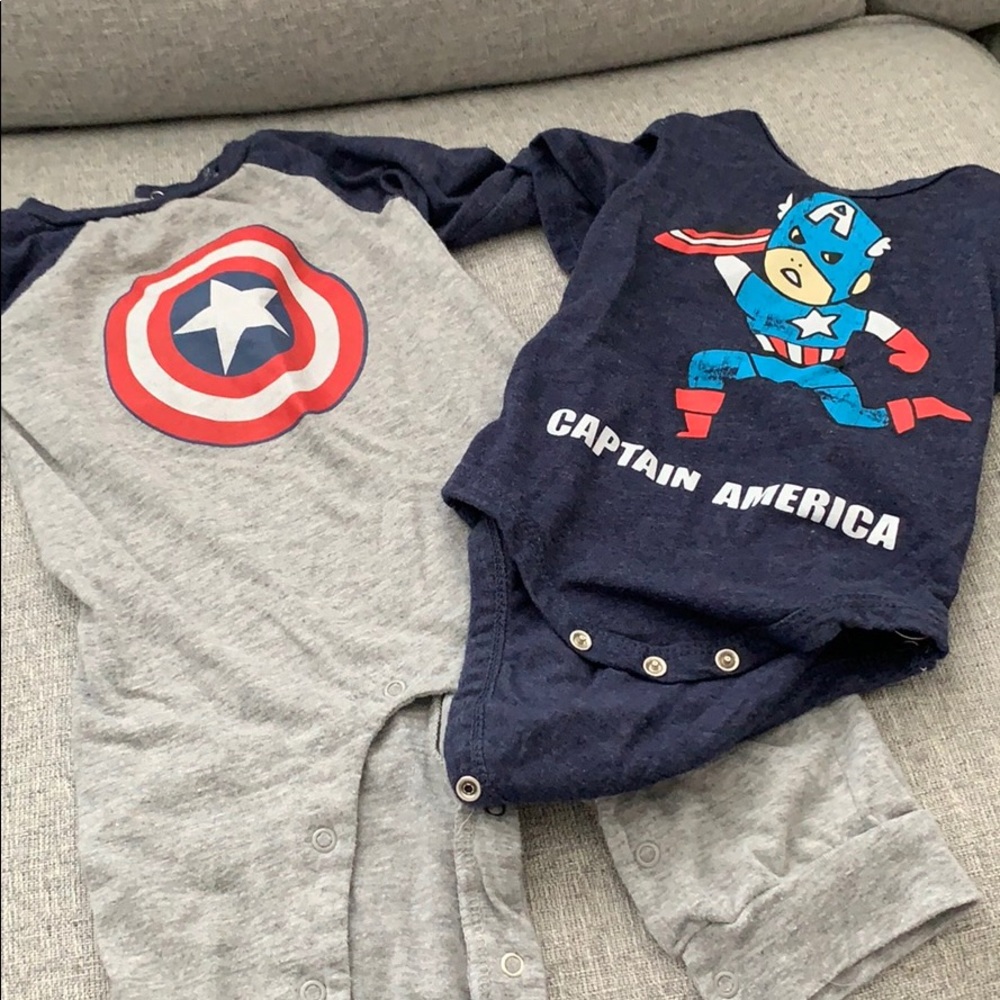 Captain America onesies